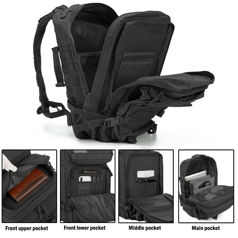 ReFire Gear Tactical Molle Backpack for Outdoor Trekking