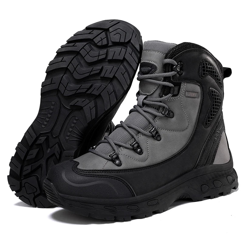 Louis Kadhr Mens Hiking Boots Waterproof Breathable Adventure Footwear