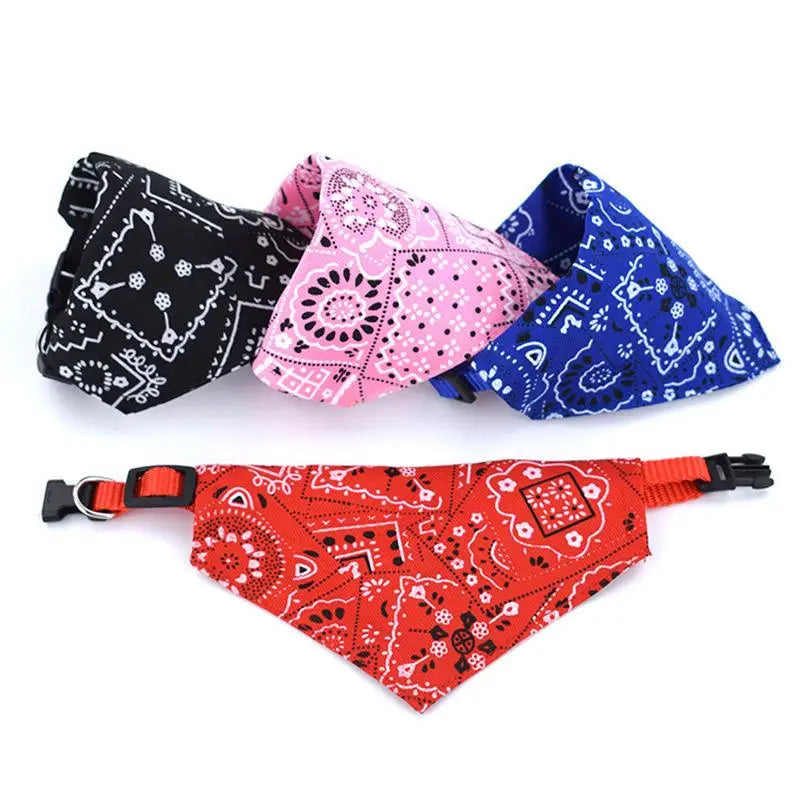 Cat Collar Lovely Adjustable Bandana Scarf For Pets