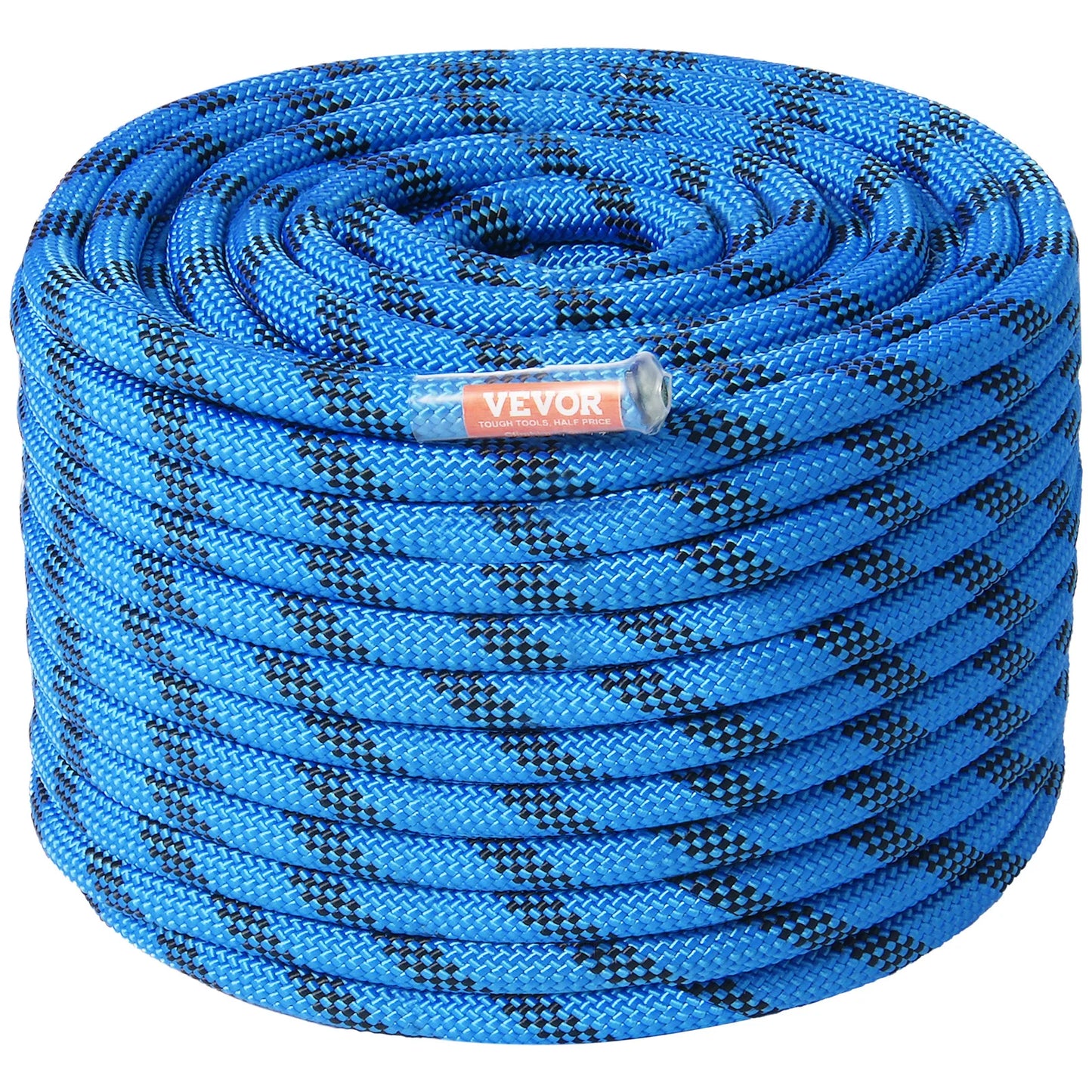 VEVOR Static Climbing Rope 30kN With Steel Snap Hooks