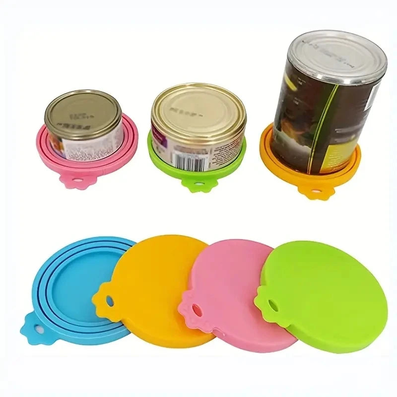 Reusable Silicone Pet Can Lid BPA Free Keeps Food Fresh