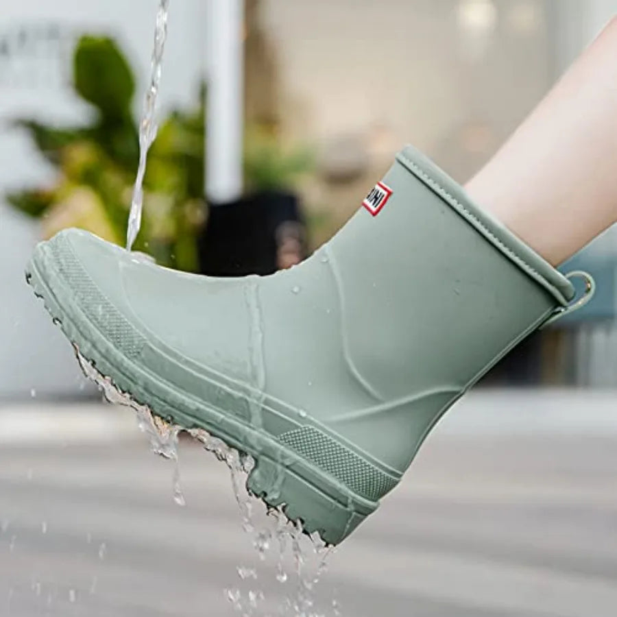 Nutropa Waterproof Rain Boots For Women Anti Slip Garden Shoes