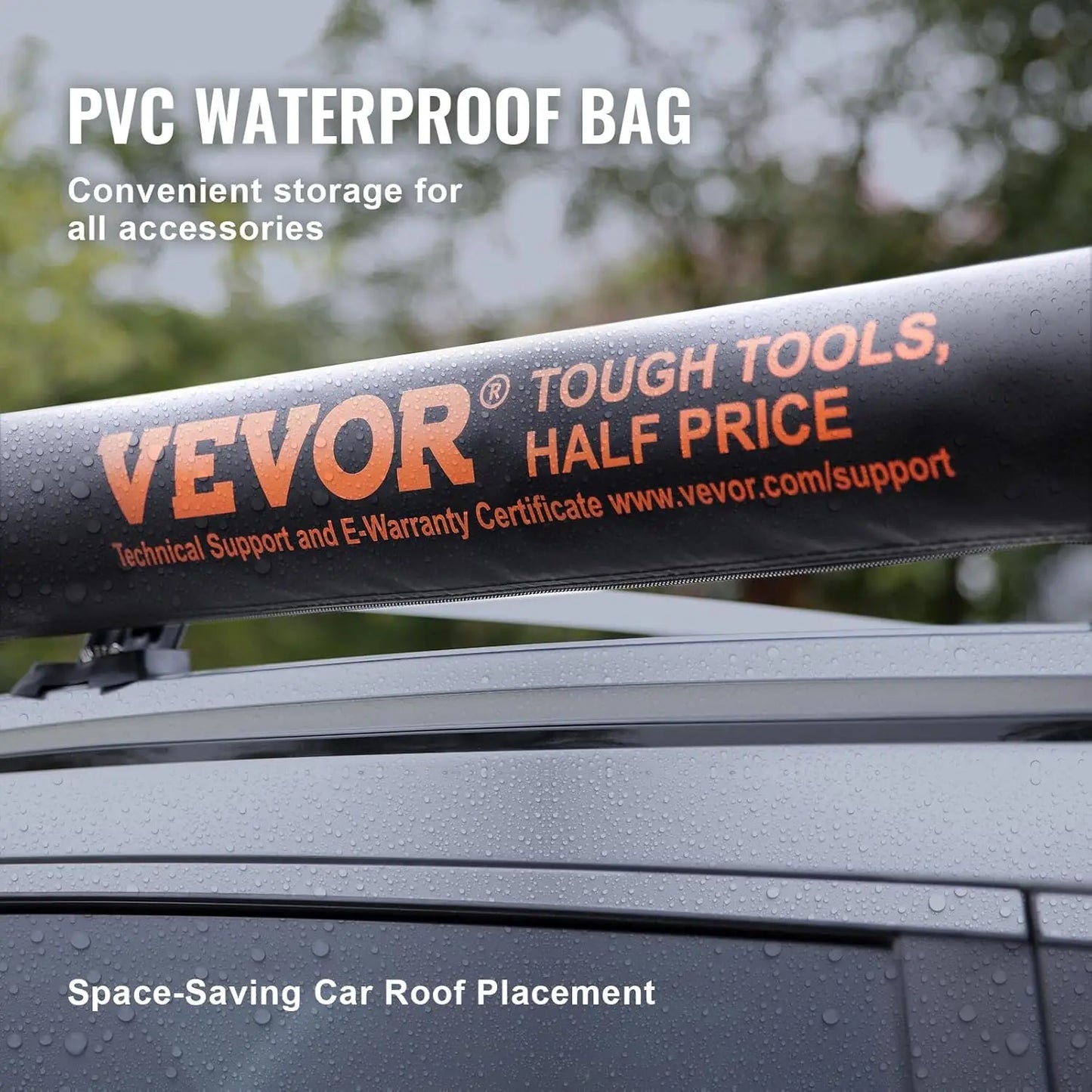 Retractable SUV Awning With UV50 Plus Waterproof Storage Easy Setup