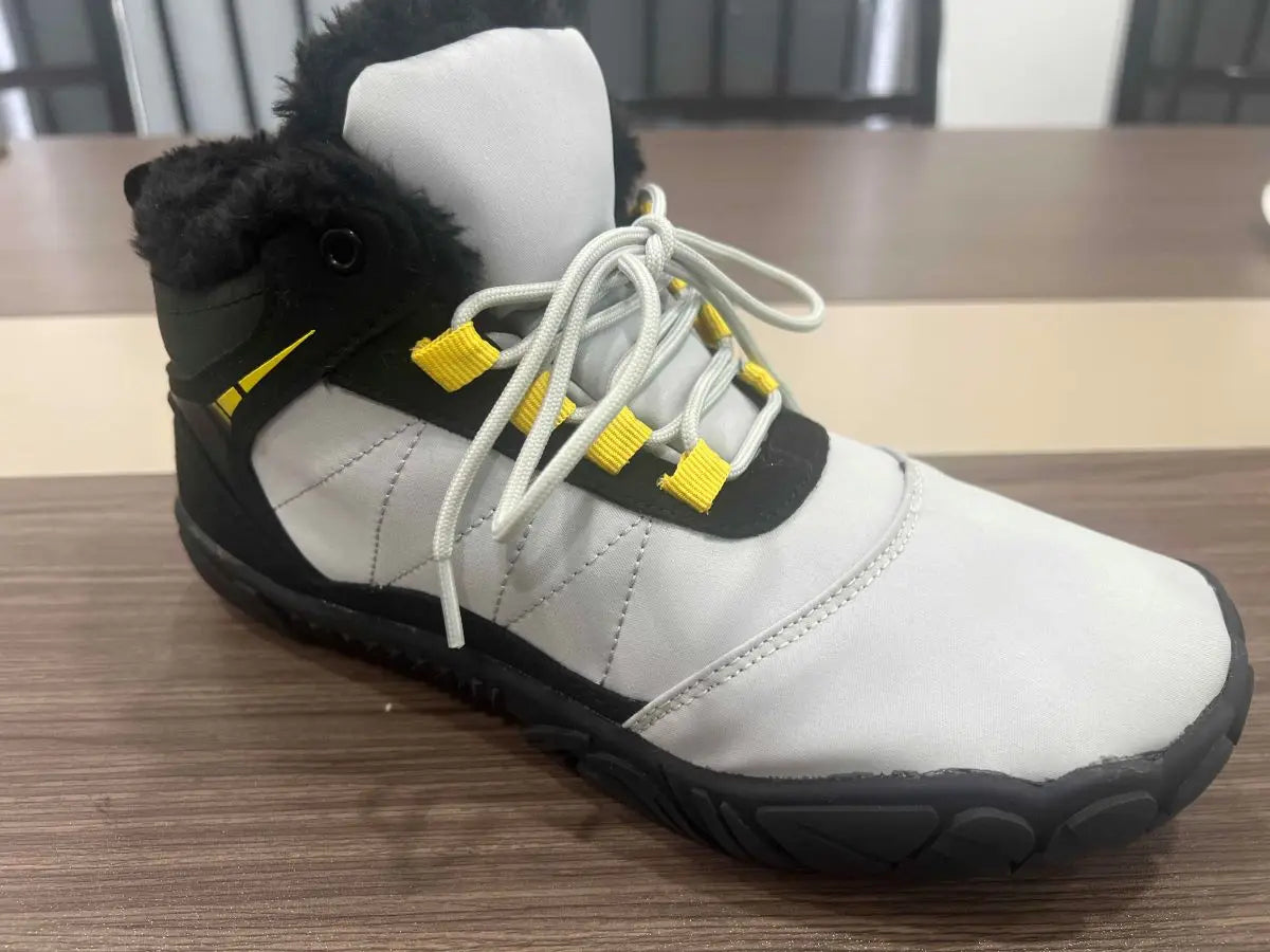 Shunmaii Winter Plush Barefoot Snow Boots Waterproof Non Slip
