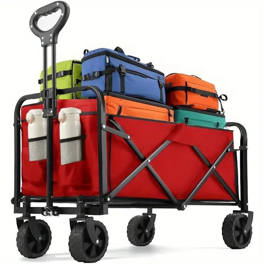 Heavy Duty Foldable Wagon Cart Portable Utility Wagon