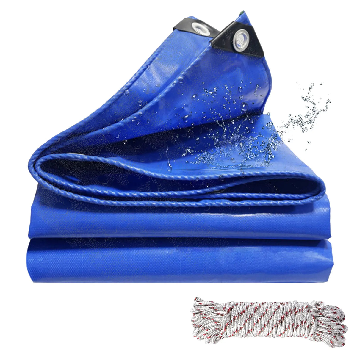 Heavy Waterproof PVC Tarpaulin With Reinforced Grommets
