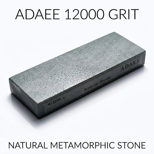 ADAEE Professional 12000# Natural Whetstone Large Size 200*75*29mm Sharpening Stone Ultra Fine Finishing Stone for Kitchen Knife