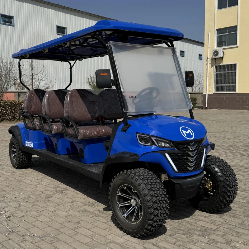 4+2 6 seater Premium Electric Golf Trolley Cart with CE Approval Golf Car for Vehicle Buggy