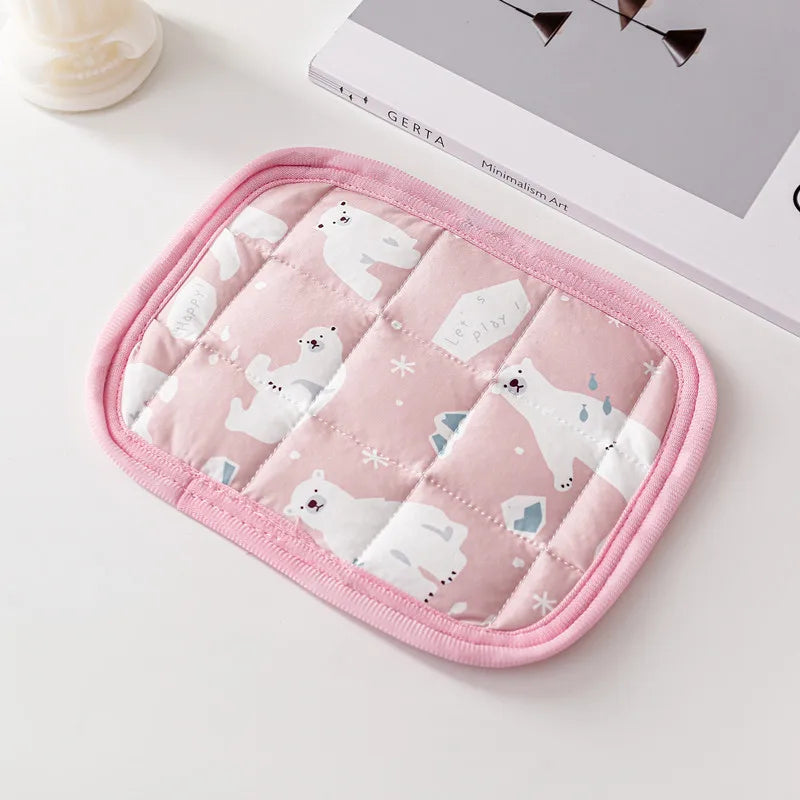 Small Pet Cooling Mat Ice Silk Pad For Guinea Pigs