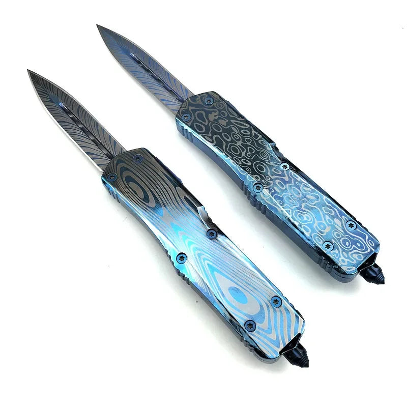 High-quality all-steel handle outdoor knife, portable high-hardness tactical knife, wilderness survival self-defense knife