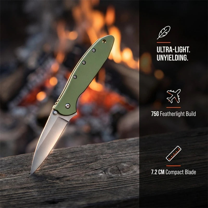 Ken 1660 Folding Knife Multi-color Pocket Knife Multifunctional EDC Lightweight Knife Durable Suitable for Camping Fishing Tools
