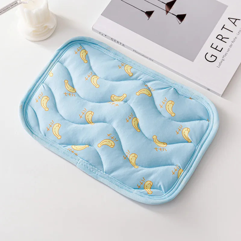 Small Pet Cooling Mat Ice Silk Pad For Guinea Pigs