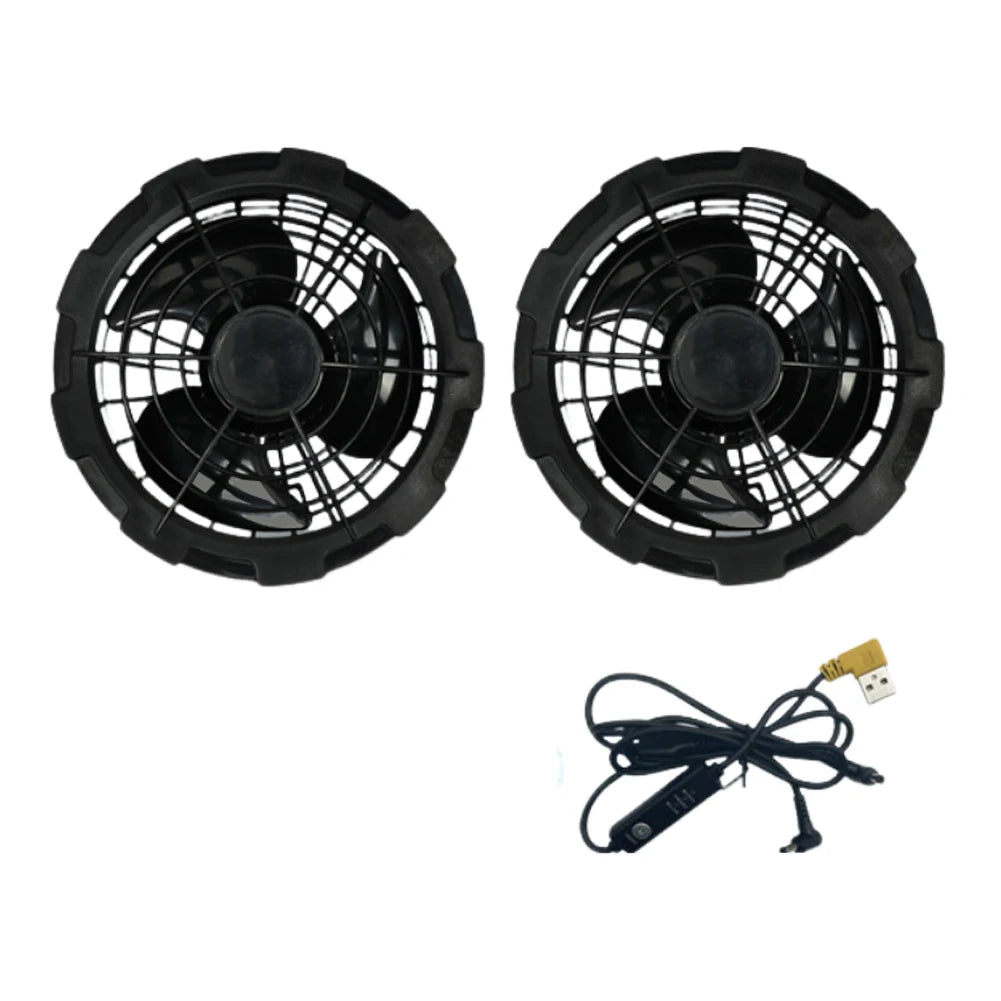 Wearable Cooling Vest With Air Conditioner Fan For Summer Outdoor