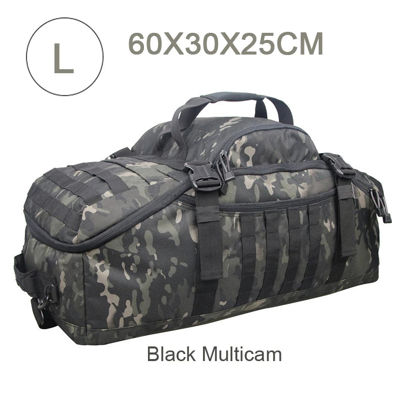 LQARMY Outdoor Molle Tactical Backpack Duffel Bag Travel
