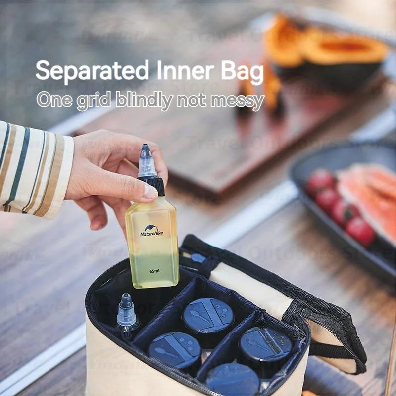Naturehike Portable Seasoning Bottle Set For Camping And Picnics