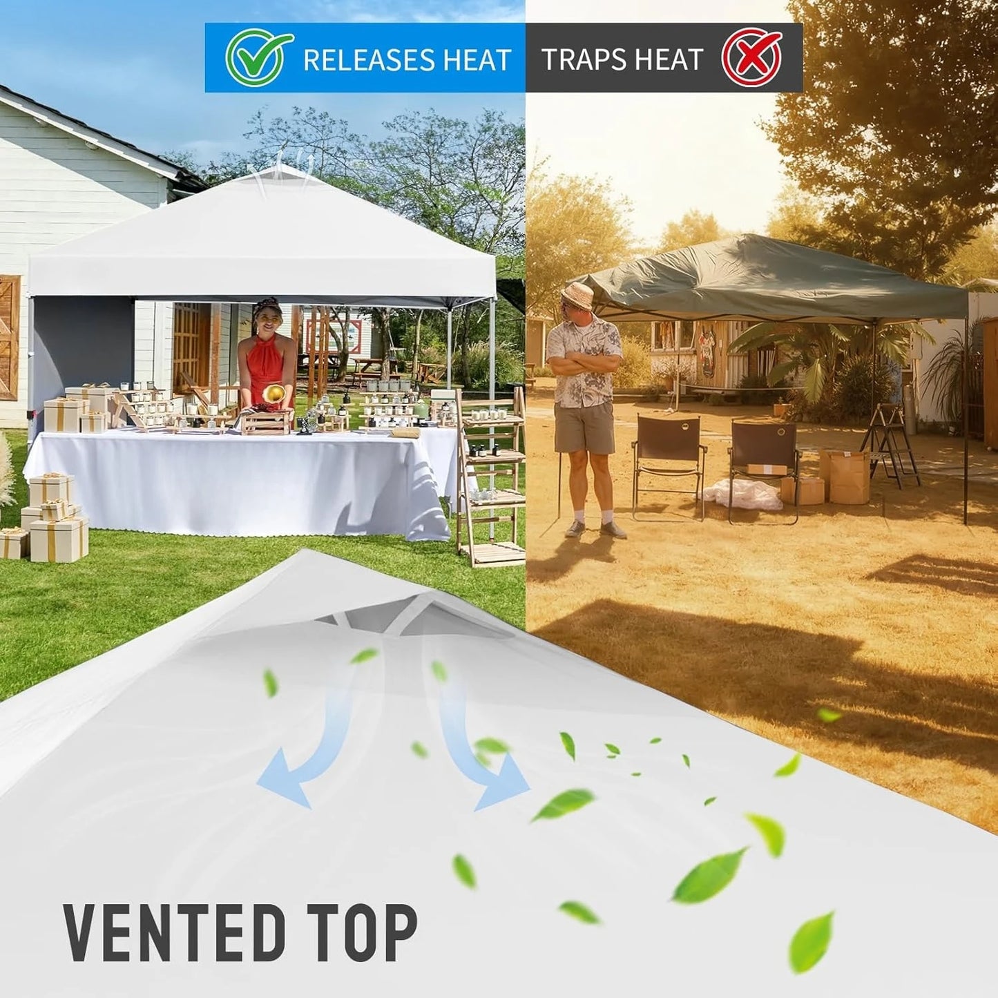 Pop Up Canopy With One Side Wall Easy Setup