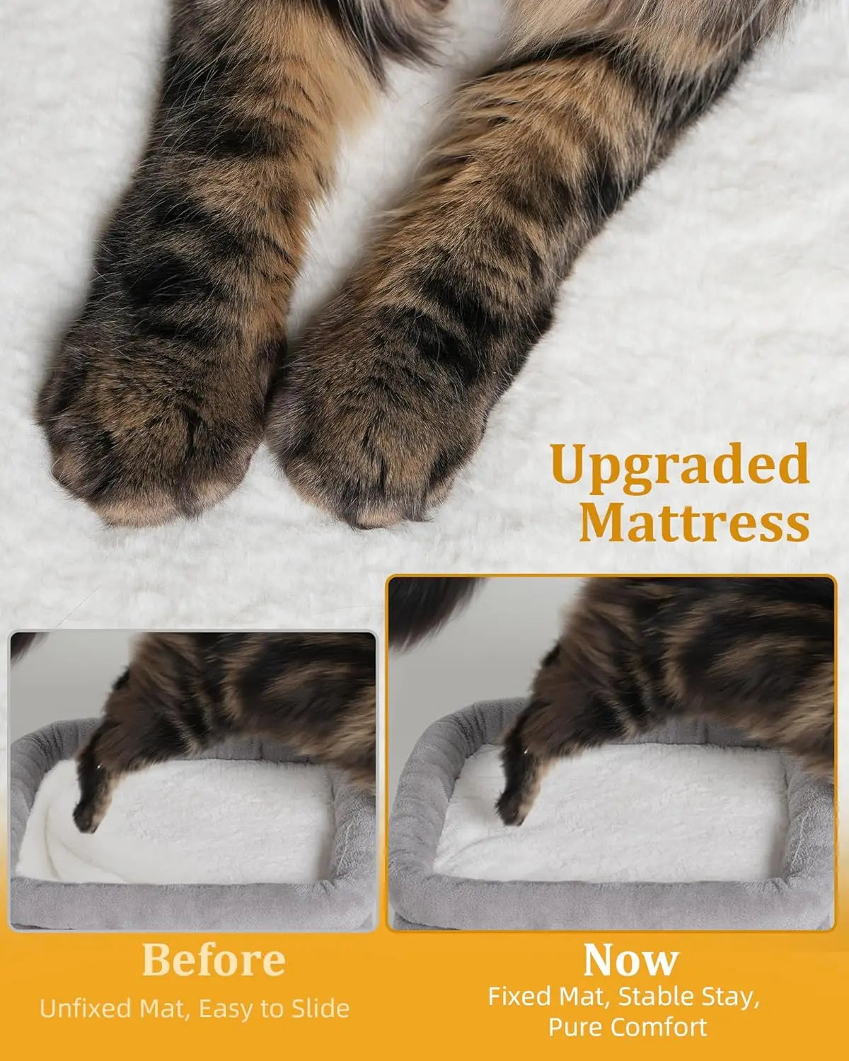 Aechonow Palatial Cat Tree Tower With Large Perch And Bed