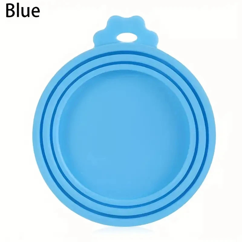 Reusable Silicone Pet Can Lid BPA Free Keeps Food Fresh