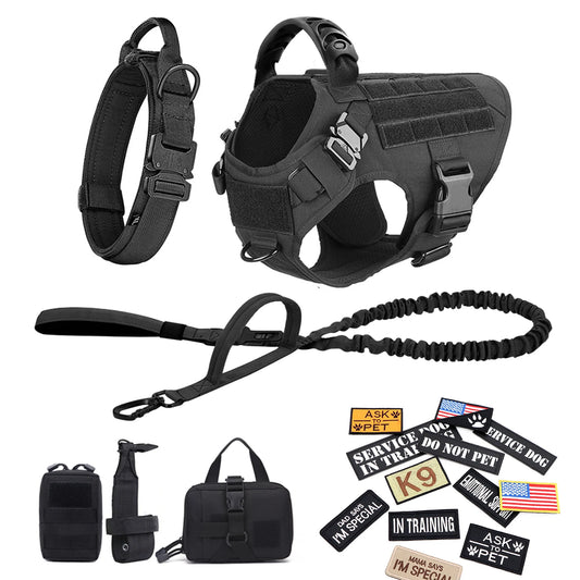 PETRAVELCN Military Style Dog Harness Vest For Malinois Training