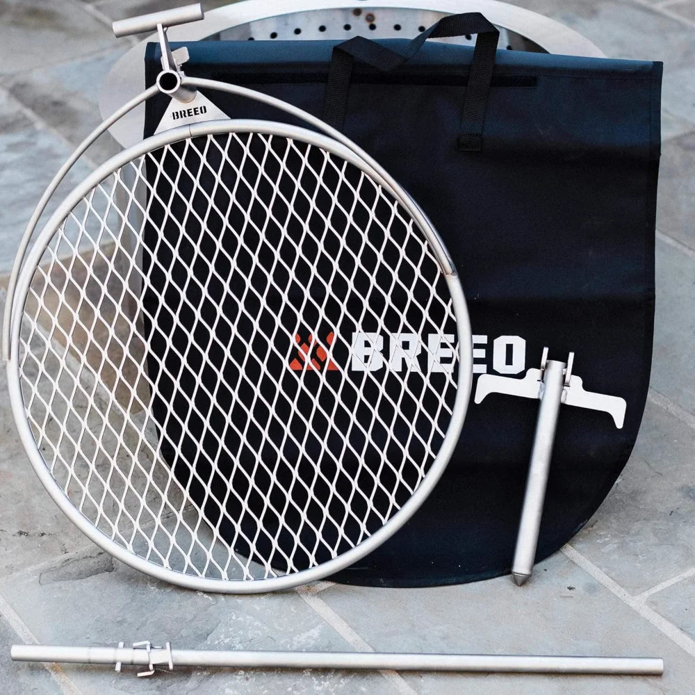 outdoor furniture Outpost Grill 24 - Standalone Campfire Grate  X Series Accessory Stainless Steel, Durable, Campfire GrillGrate