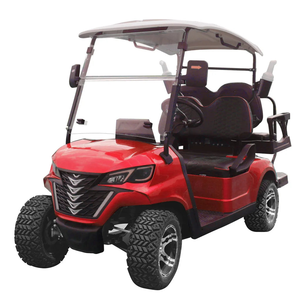 4+2 6 seater Premium Electric Golf Trolley Cart with CE Approval Golf Car for Vehicle Buggy