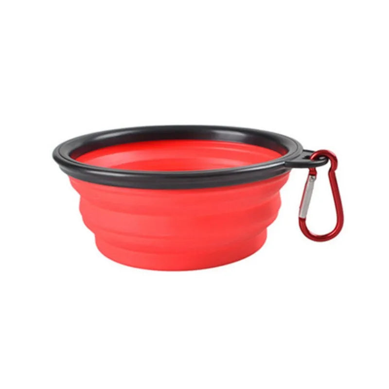 Durable TPR Collapsible Pet Food Bowl For Cats And Dogs