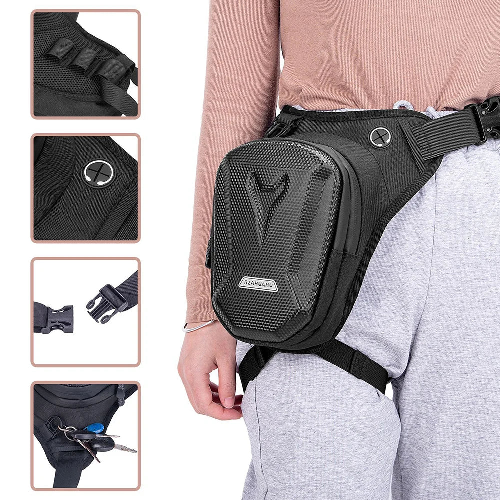 Tactical Motorcycle Leg Bag Waterproof Fanny Pack For Travel