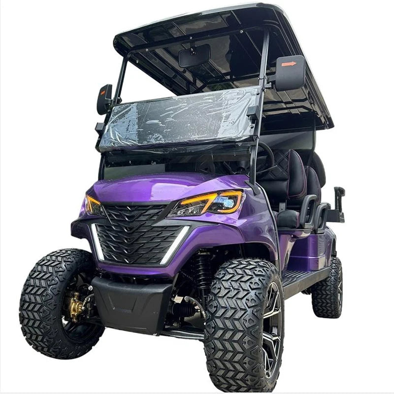 4+2 6 seater Premium Electric Golf Trolley Cart with CE Approval Golf Car for Vehicle Buggy