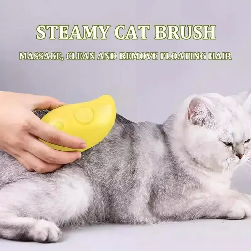 Cat Dog Steam Brushing 3 In 1 Electric Grooming Tool