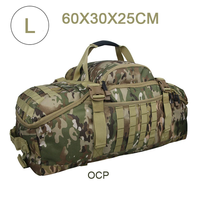 LQARMY Outdoor Molle Tactical Backpack Duffel Bag Travel