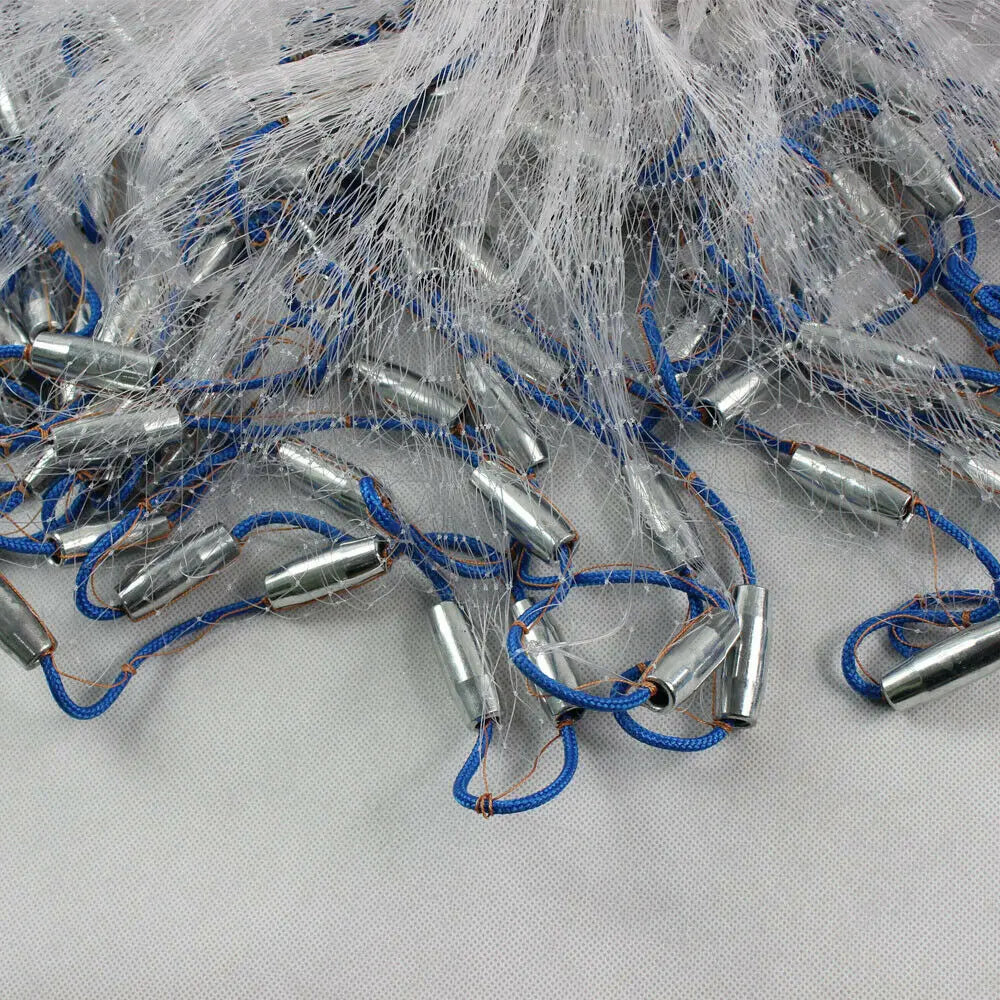Bymaocar Hand Throw Fishing Cast Net For Bait Fish Trap