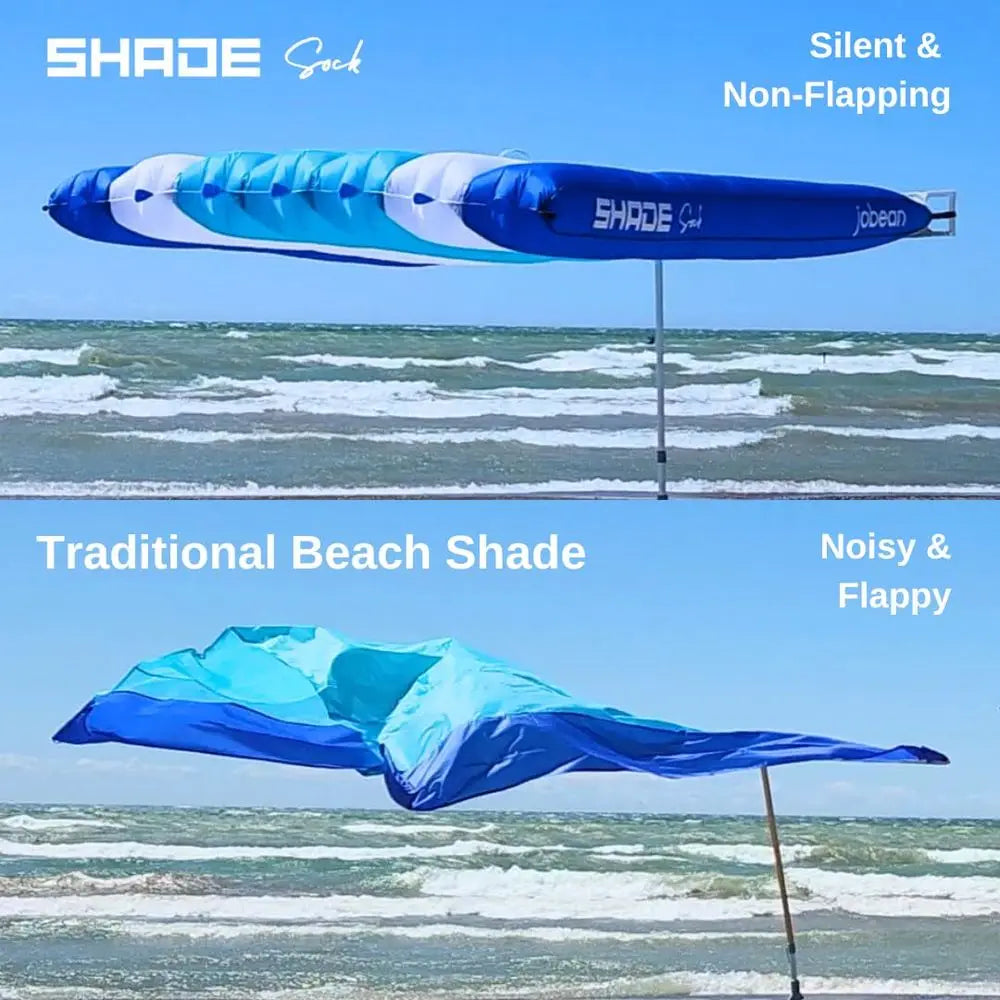 The Ultimate WindInflating Beach Shade Silent, NonFlapping Design, 8x10ft AutoDirecting Canopy LightWeight and Portable Easy 2