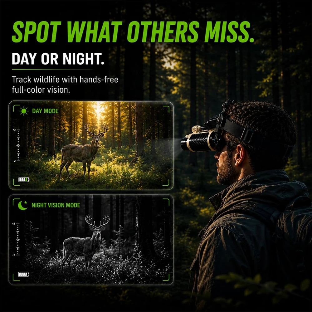 GTMEDIA V6 4K Digital Zoom Night Vision Binoculars Laser Rangefinder