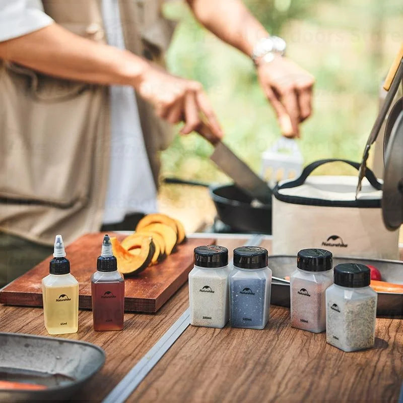 Naturehike Portable Seasoning Bottle Set For Camping And Picnics