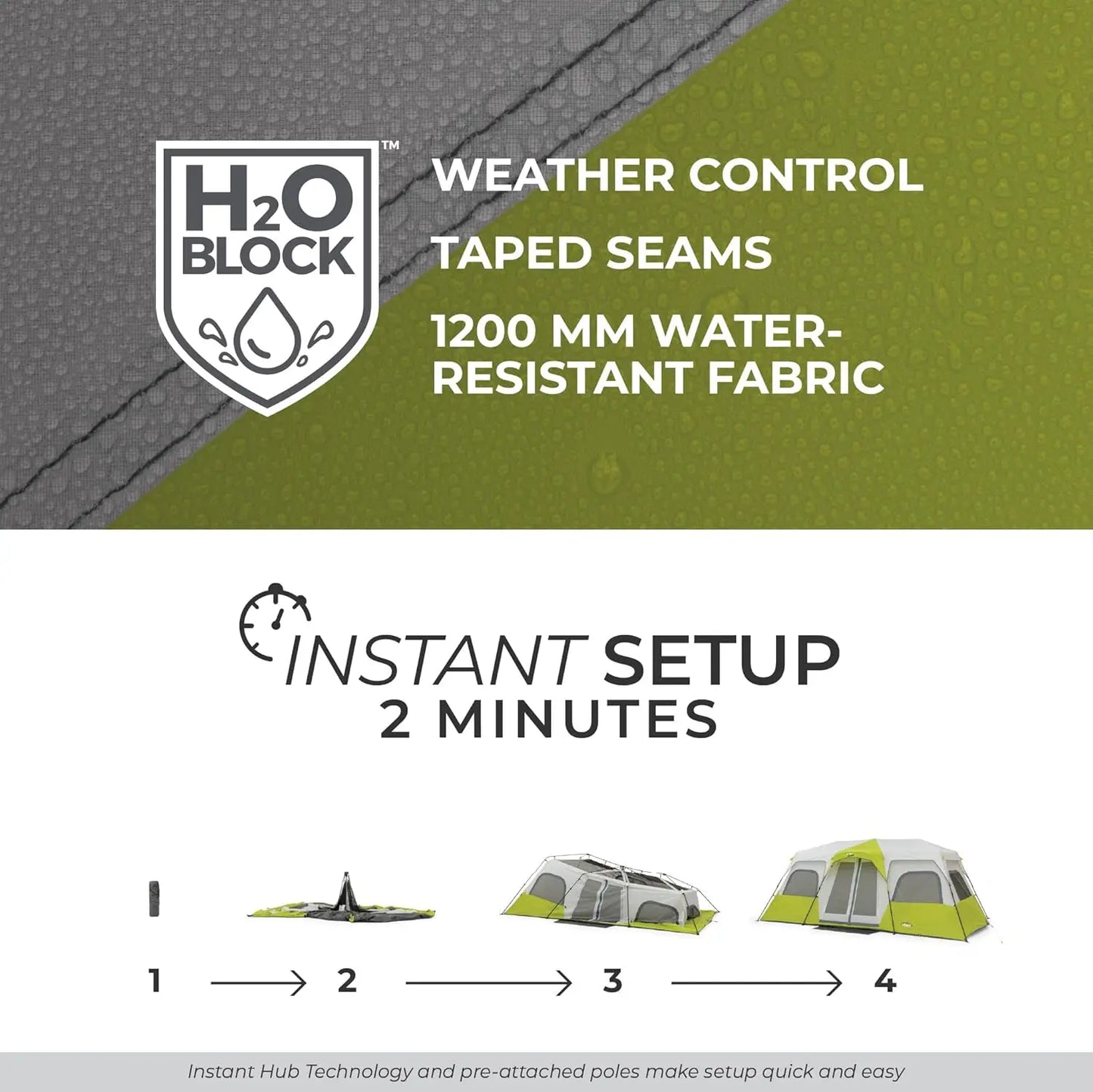 Core Instant Cabin Tents For Family Outdoor Camping