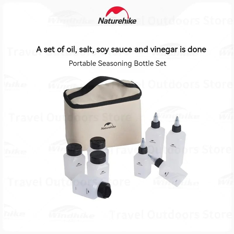 Naturehike Portable Seasoning Bottle Set For Camping And Picnics