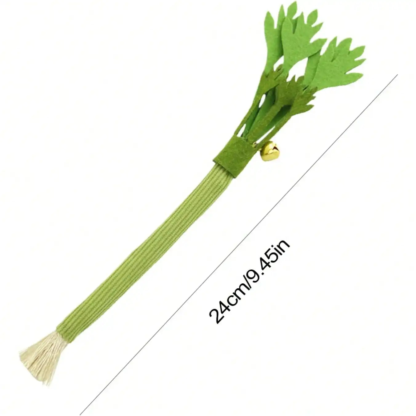 Realistic Celery And Silvervine Cat Toy With Bell Durable