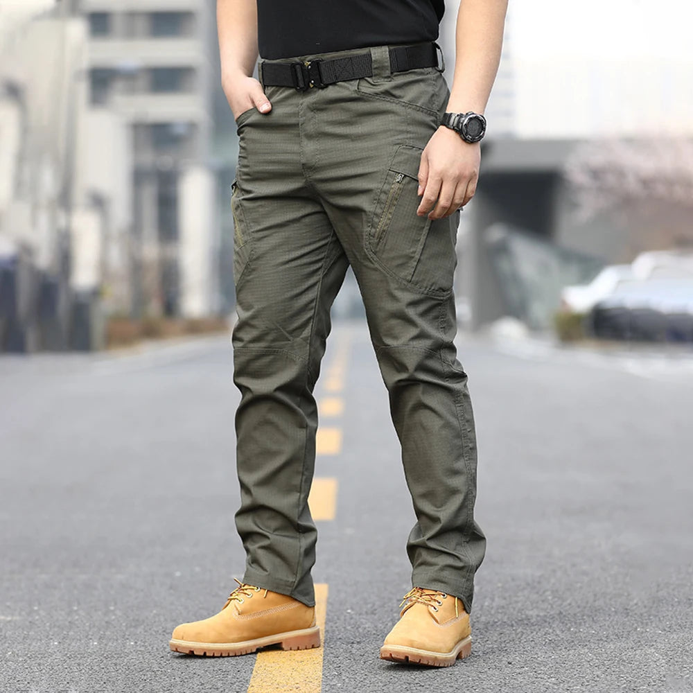 IX9 Tactical Cargo Pants For Men Four Seasons Outdoor Camouflage