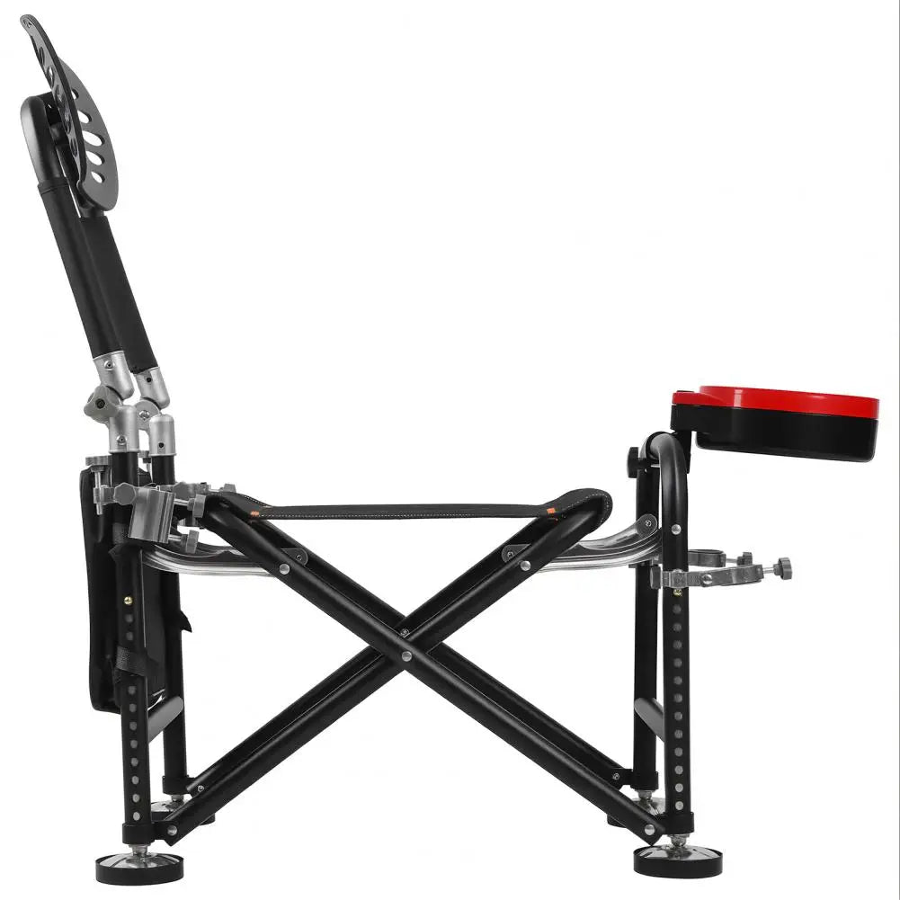Foldable Fishing Chair With 13 Gear Adjustable Height