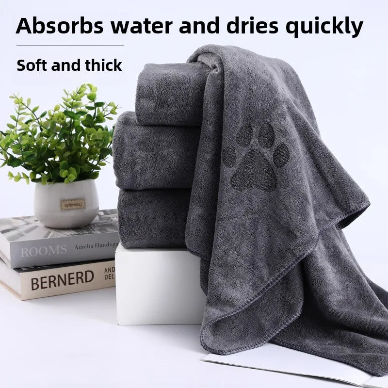 Pet Towel Ultra Absorbent Microfiber For Dogs And Cats