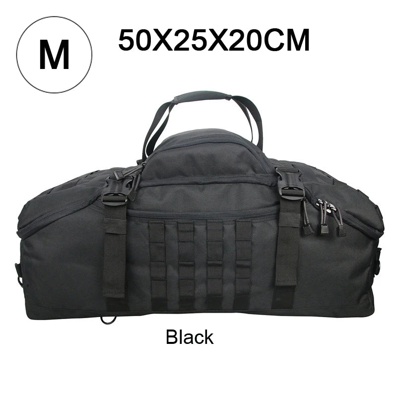 LQARMY 30L 45L 80L Outdoor Mountaineering Bag Molle Tactical Backpack Large Duffel Bag Hiking Camping Travel Bags