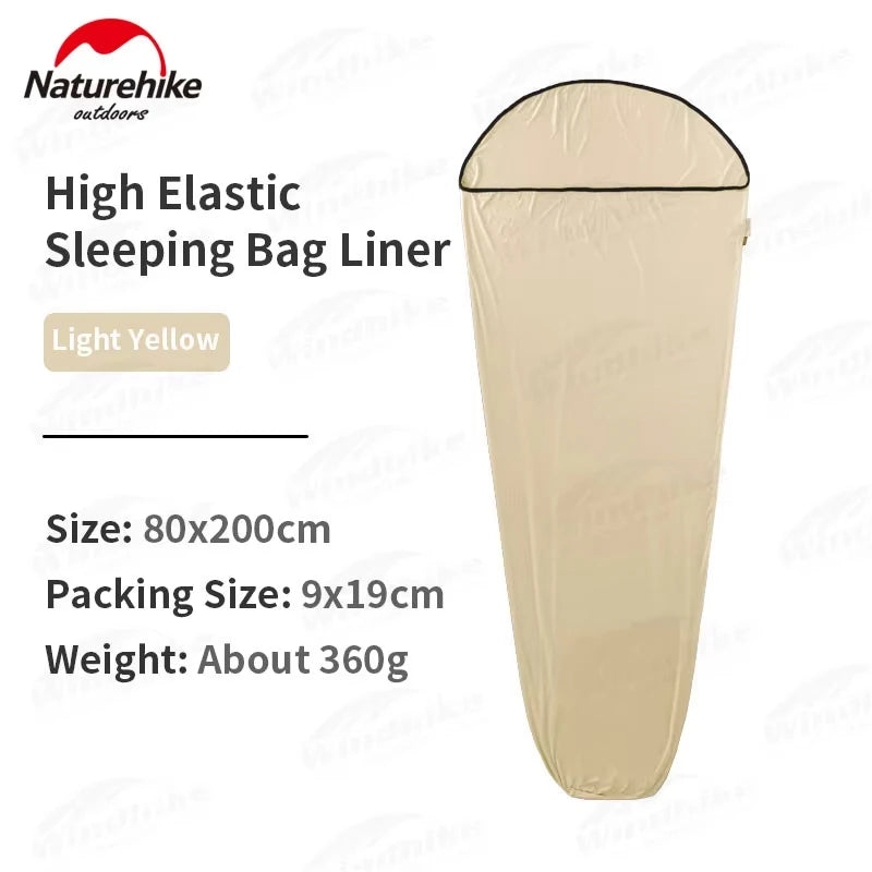 Naturehike Ultralight Sleeping Bag Liner For Travel Mummy Style