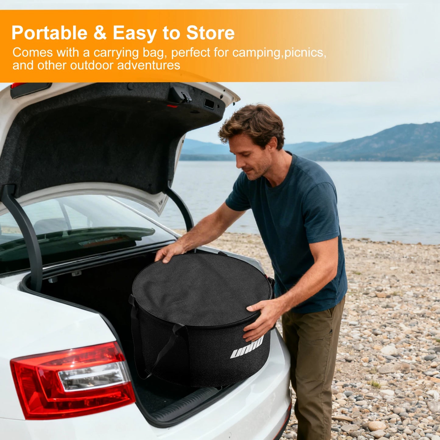 Wood Burning Firepit Stainless Steel Smokeless Carry Bag