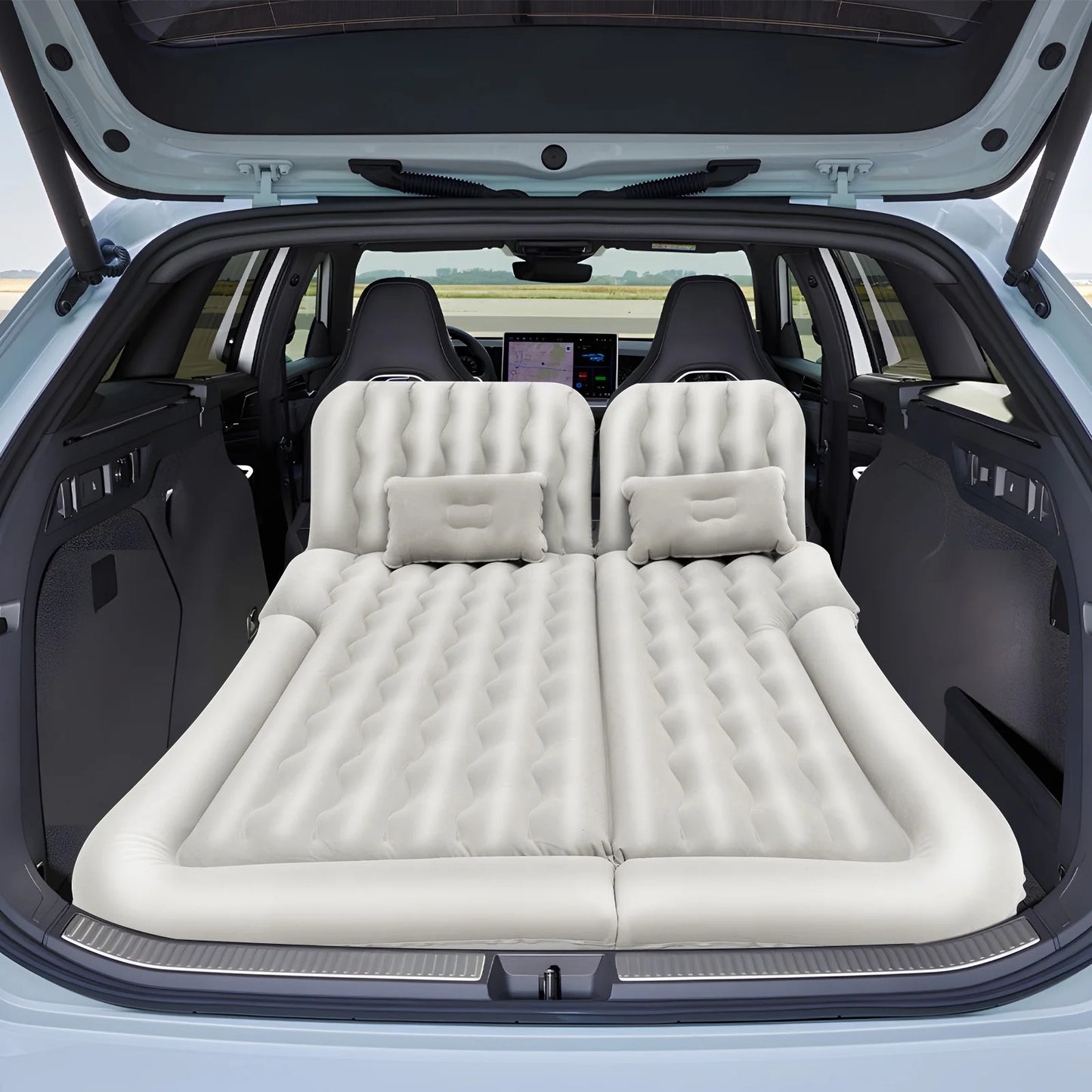 Universal Foldable Inflatable Bed With Pump And Pillow For Car