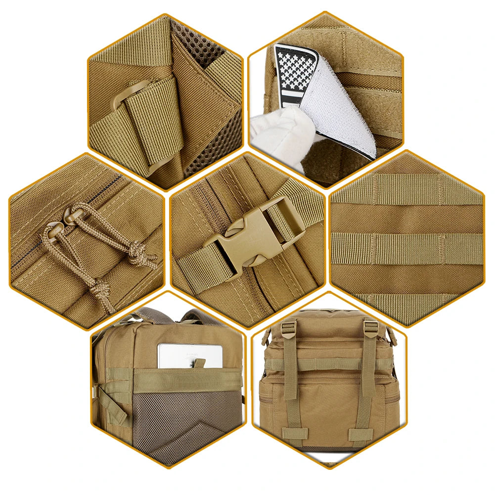 ReFire Gear Tactical Backpack Molle Pack Outdoor Trekking Adventure