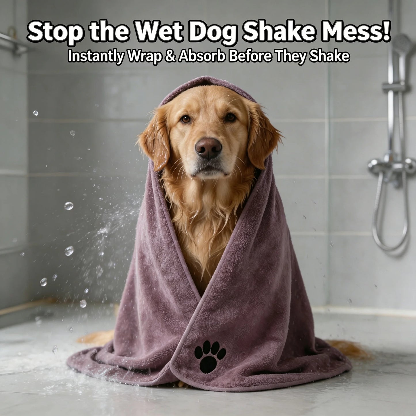 Pet Bath Towel Microfiber Super Absorbent Quick Dry Dogs Cats