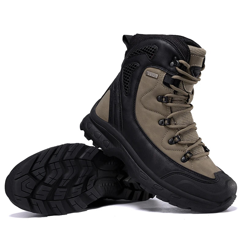 Louis Kadhr Mens Hiking Boots Waterproof Breathable Adventure Footwear