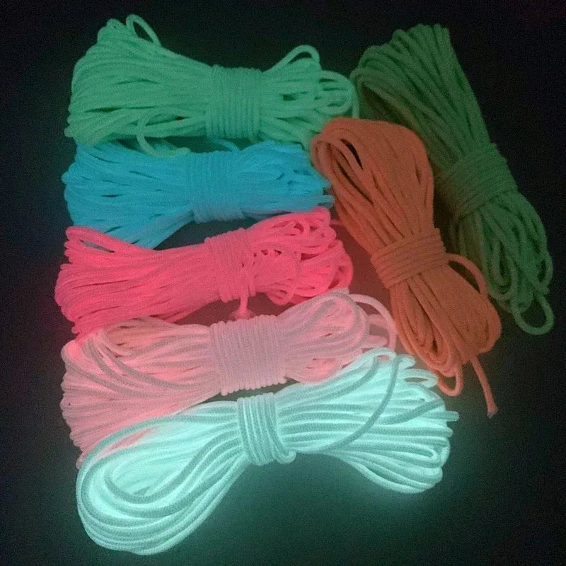 Luminous Nine-Strand Paracord Nylon Glow In The Dark