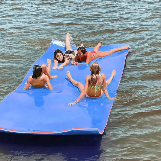 Lily Pad Floating Mat, 3 Layers Foam Floating Water Mat for Lake & Pool, Float Pad Swim Mat Water Matt, Custom