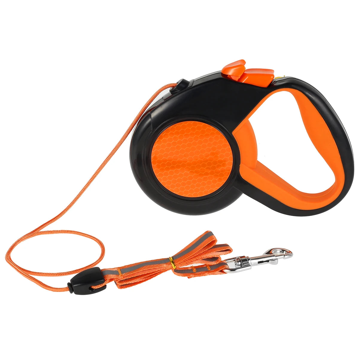 Retractable Dog Leash Heavy Duty Reflective Tape Non Slip Handle